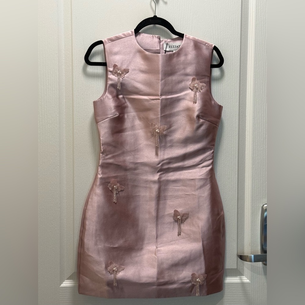 Elliatt Women's Pink Tula Shift Mini Dress Size S NWT formal - Picture 6 of 9